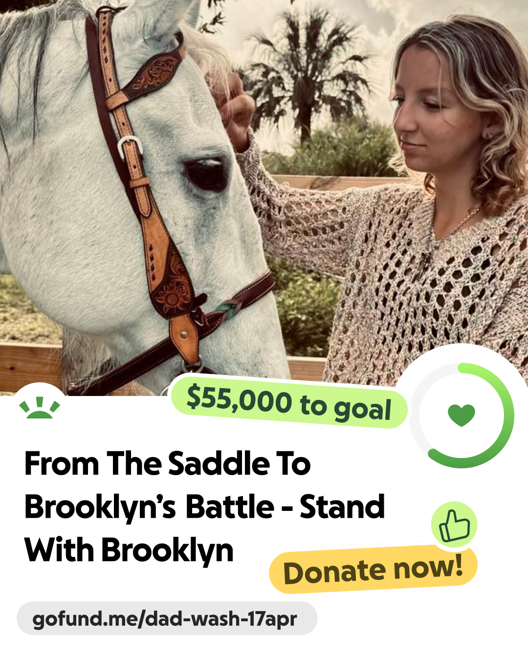 Brooklyn Walker with her horse